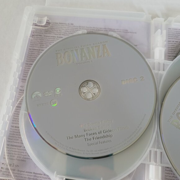 Bonanza: The Official Third Season Volume 1 DVD 1961/1962 FIVE DVD Set - Picture 10 of 13